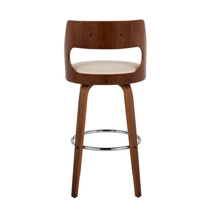 Cecina - Mid-Century Modern Barstool With Swivel (Set of 2)