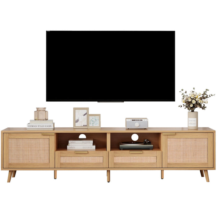 TV Stand, Media Console With Cable Management