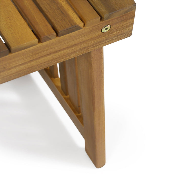 Temptation - Outdoor Foldable Side Table With Slat Design