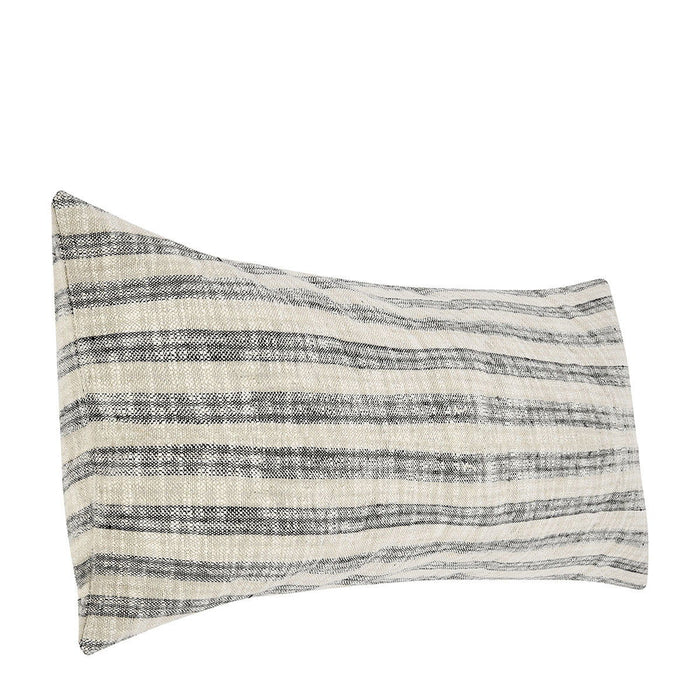 Linna - 24" x 24" Pillow - Natural / Black