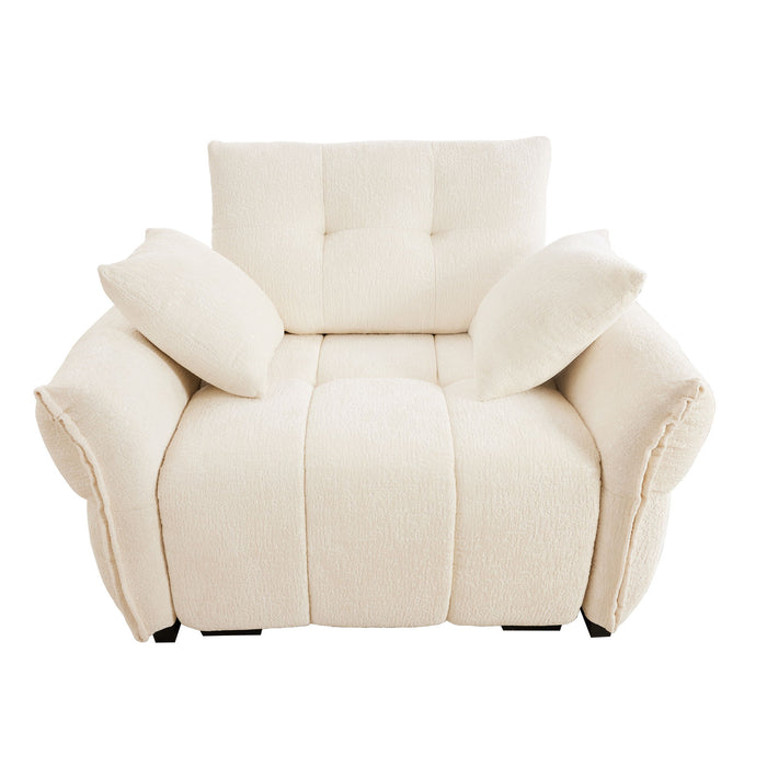 Modern Ergonomic Single Seater Sofa With High Resilience Cushions