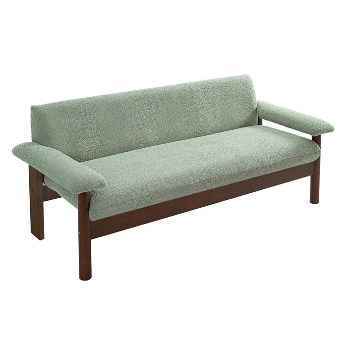 Loveseat Sofa 2 Seater Couch With Armrest Pillows