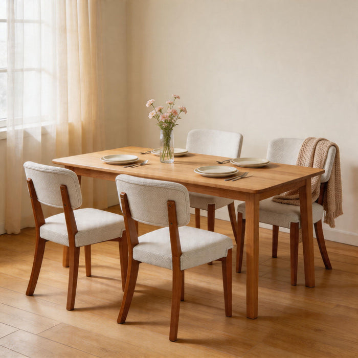 Contemporary Armless Dining Chairs (Set of 2)