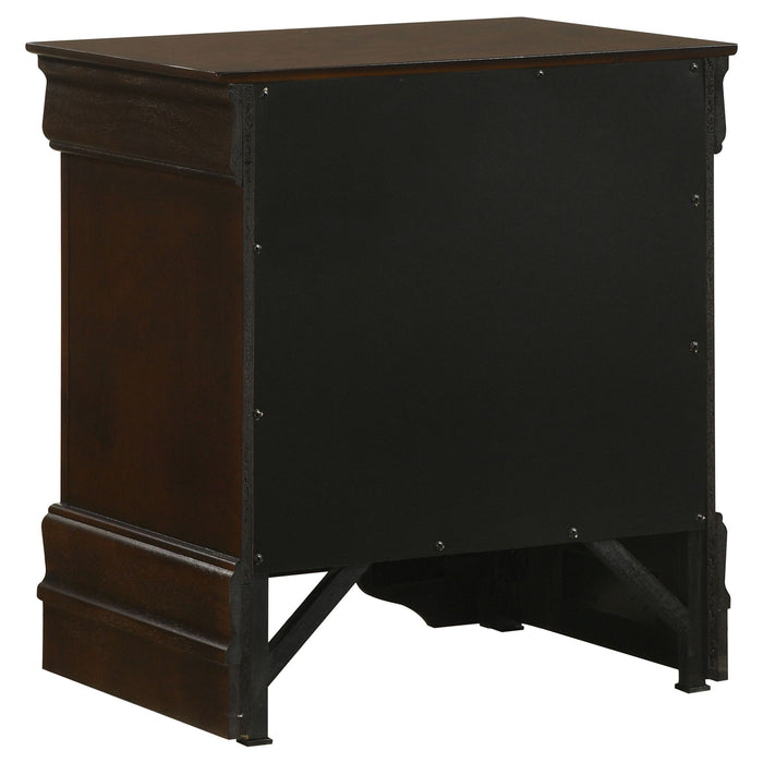 Demetra - 2 Drawer Nightstand - Cappuccino