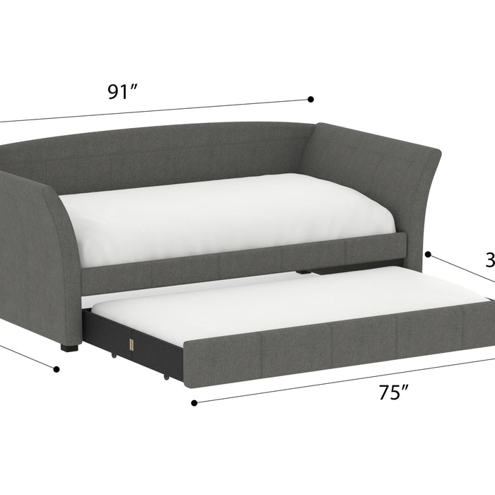 Vienna - Daybed With Trundle - Italian Gray