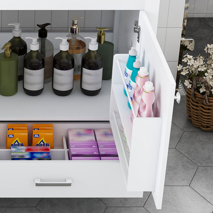 Bathroom Vanity & Storage - White