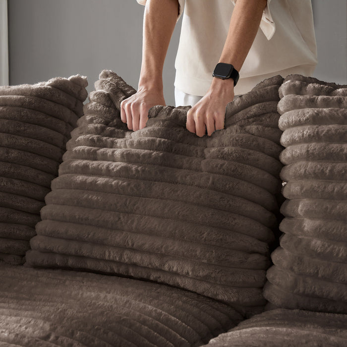 Modern Comfy Upholstered Sofa Cloud Couch & Deep Seat Couches