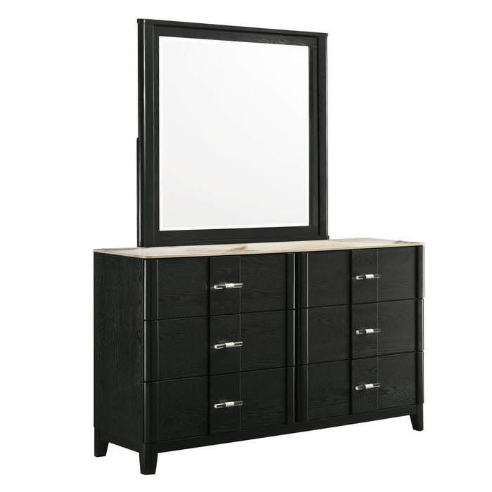 Opel - Bedroom Mirror - Black