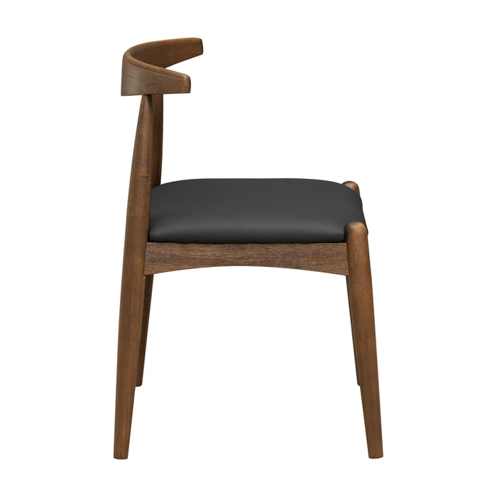 Dining Chairs With Ergonomic Backrest (Set of 2)