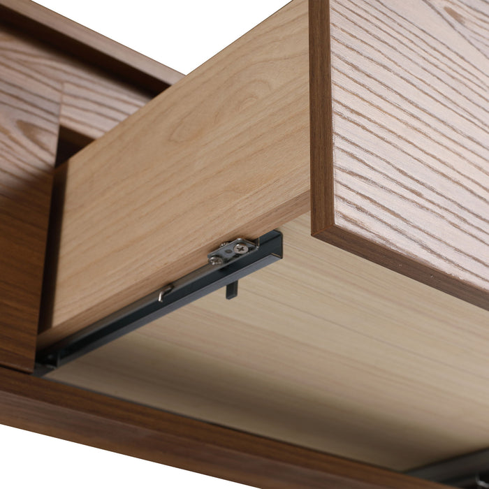 Modern Minimalist Bathroom Cabinet With Soft Close Drawers And Floating Mounting Design