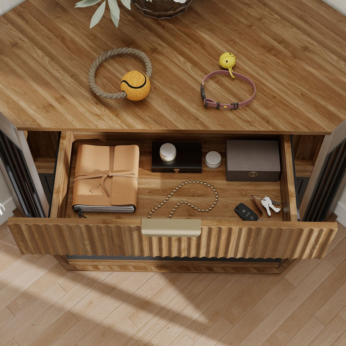 Corner Dog Crate