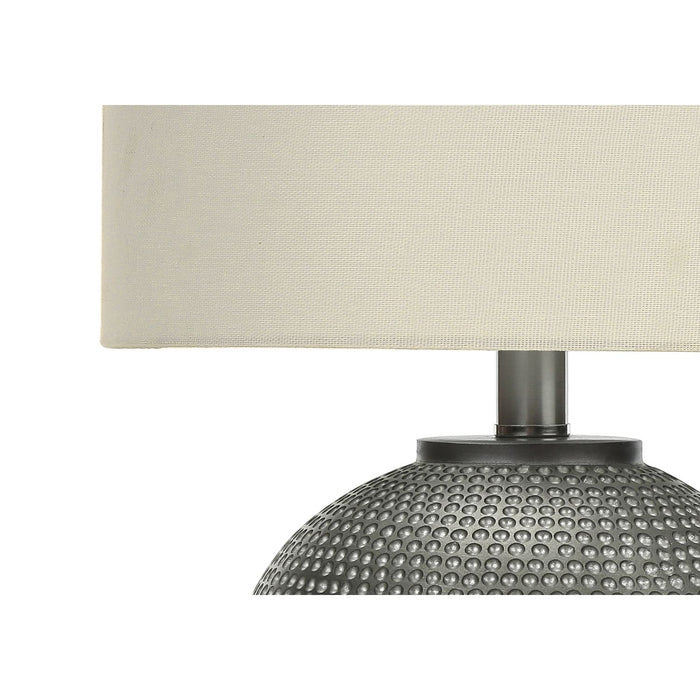 Lighting, Table Lamp, Modern - Gray / Cream