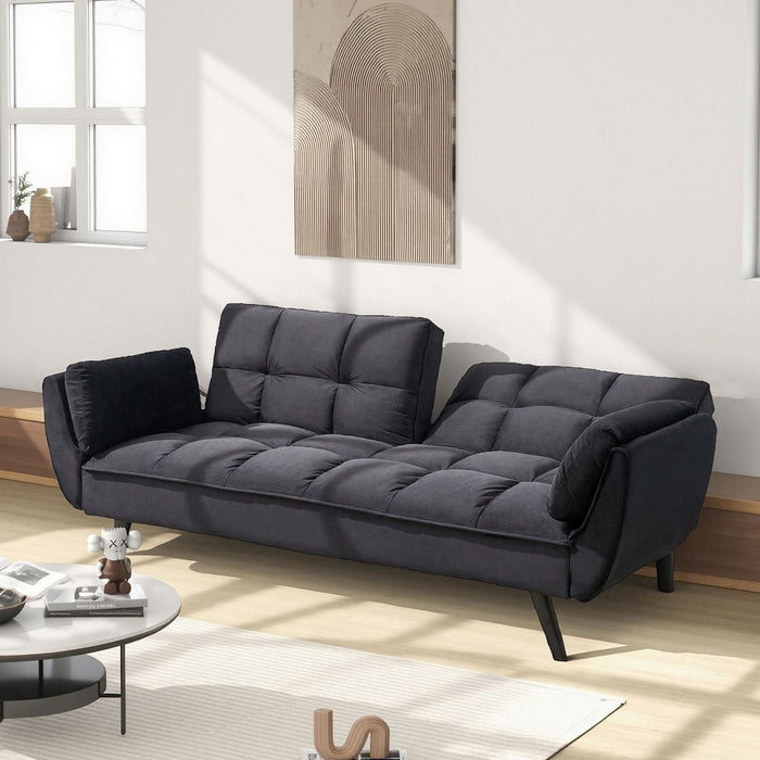 Sofa Soft Two Armrests Throw Pillow Pillow Comfortable Fit Apartment Bedroom Small Space