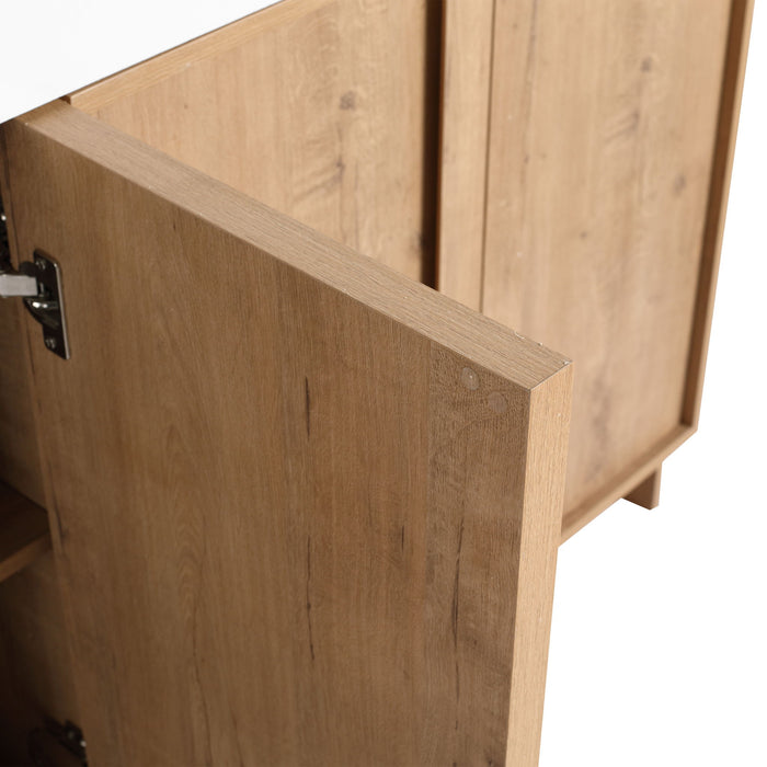 Freestanding Bathroom Vanity With Sink, Soft Close Doors