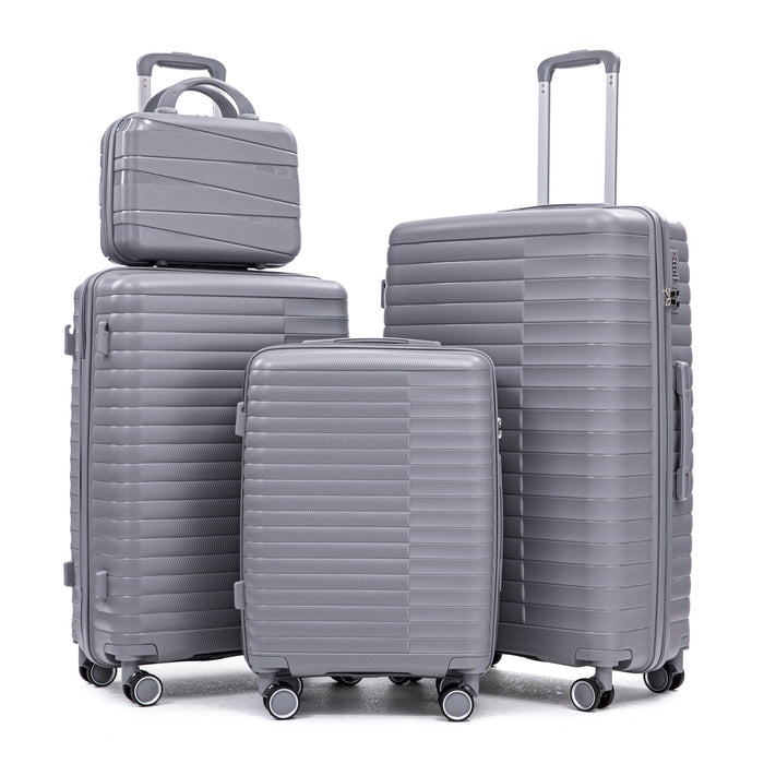 4 Piece Luggage Set, Combination Lock