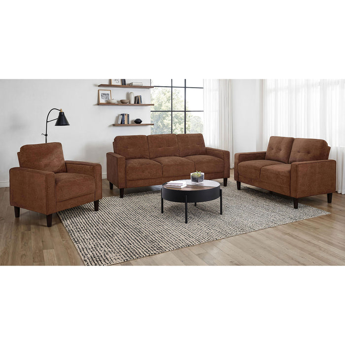 Heather - Track Arm Tufted Loveseat