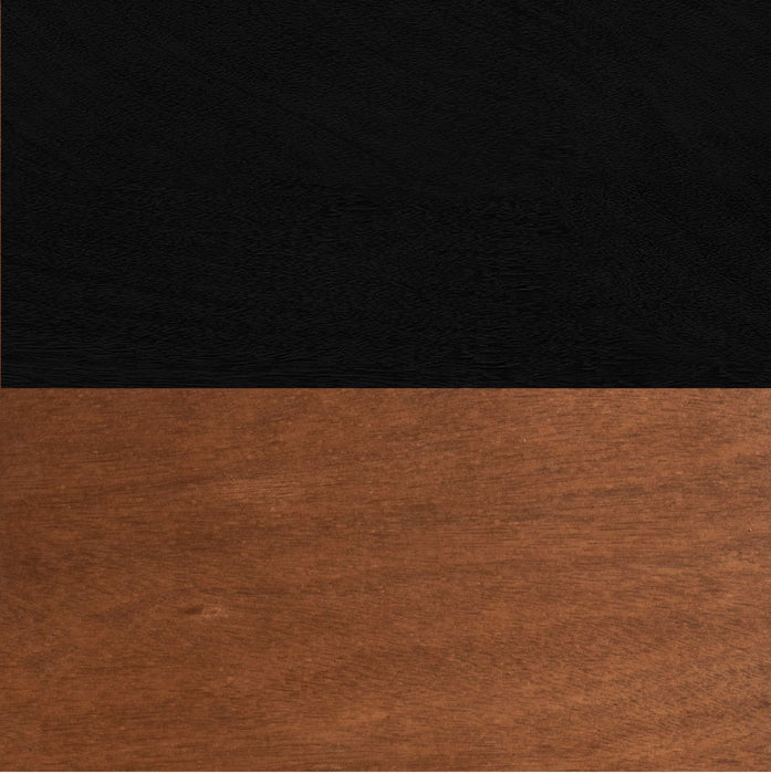 Fireplace TV Stand Console For TVs Up To 100" - Black / Bourbon