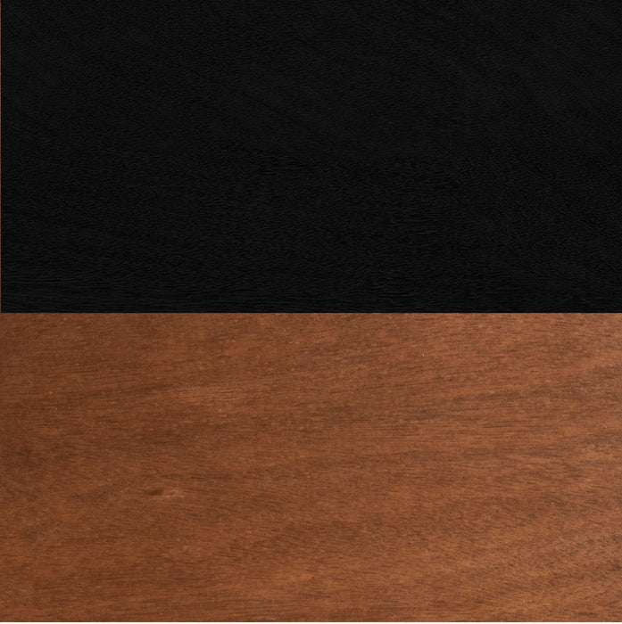 Graceland - Chairside Table, Fully Assembled - Black, Bourbon