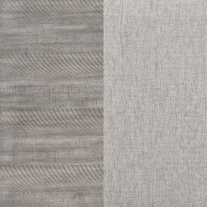 Centera - 7 Piece Dining Table Set With Rectangular Table, Extension Leaf - Black