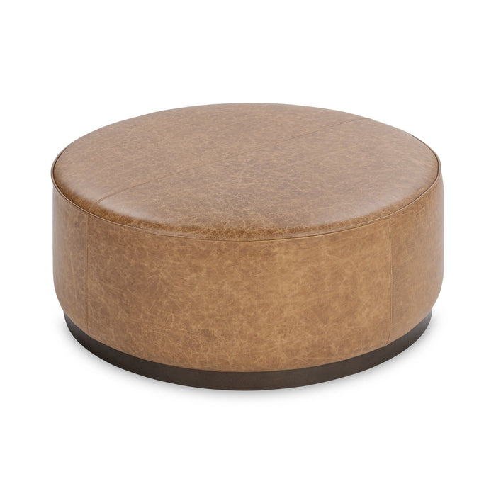 Clair - Leather Round Table