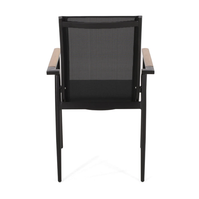 Barrister - Dining Chair (Set of 2) - Black / Natural