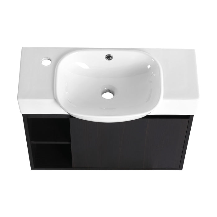 Freestanding Bathroom Vanity With Sink, Soft Close Door