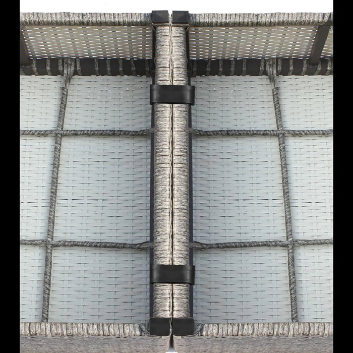 Outdoor Wicker Seating Group With Cushions