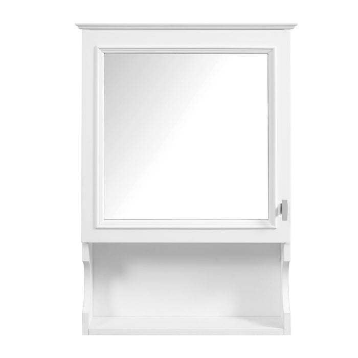 Wall Mounted Bathroom Storage Cabinet With Mirror, Soft Closing Hinges