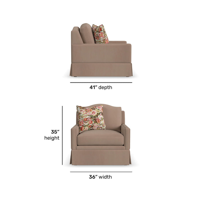 Lottie - Skirted Bottom Chair