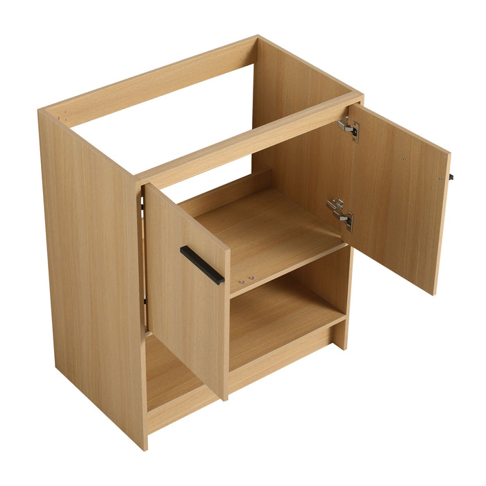 Modern Freestanding Bathroom Vanity With 2 Doors