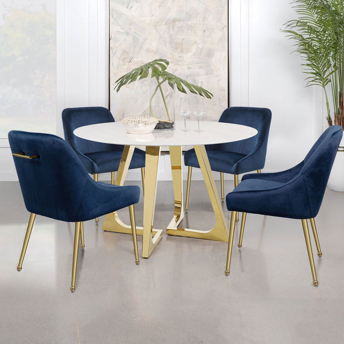 Walmer - Wingback Dining Chair (Set of 2) - Blue