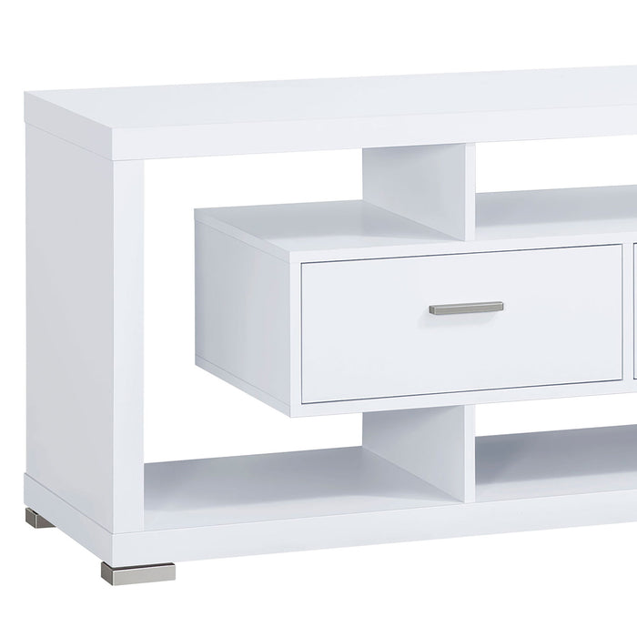 Ozawa - 2 Drawer TV Stand - White