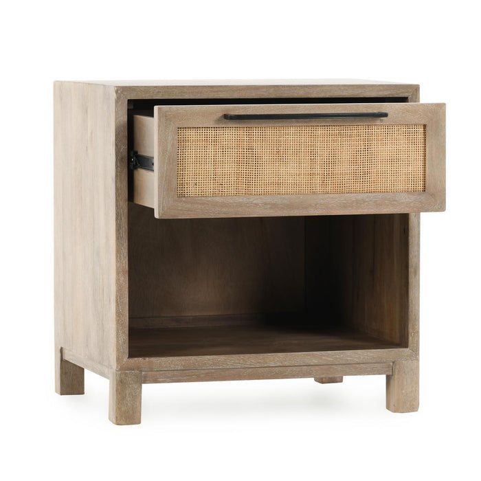 Jensen - 1 Drawer Nightstand - Meadow Taupe