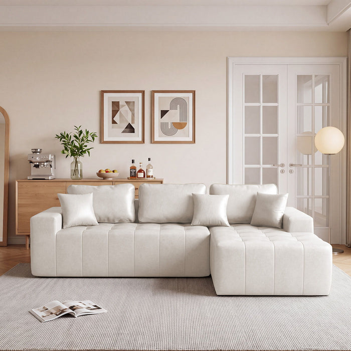 L - Shaped Corner Chaise Sofa Bed