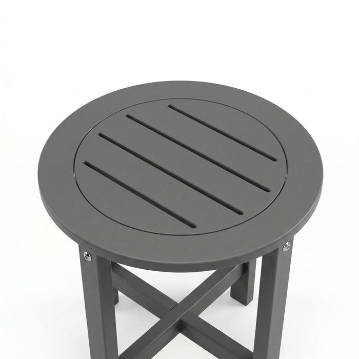 Round Outdoor Side Table