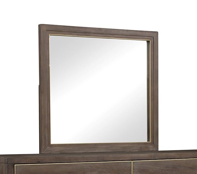 Mirror - Sandblasted Walnut