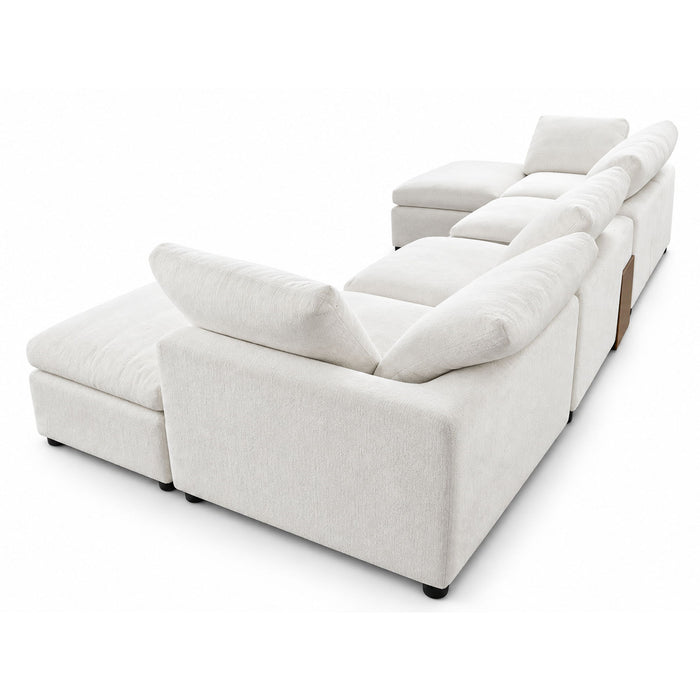 Modular Cloud Couch With Storage Console