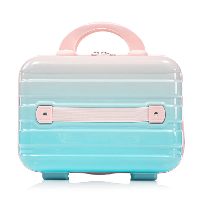 Luggage Set 14" / 20" With Combination Lock And Cosmetic Case