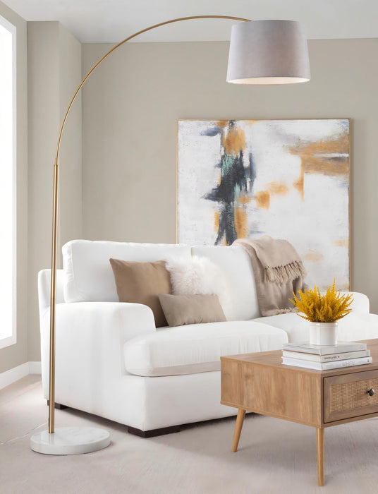 March - Contemporary Floor Lamp & Elegant Finish