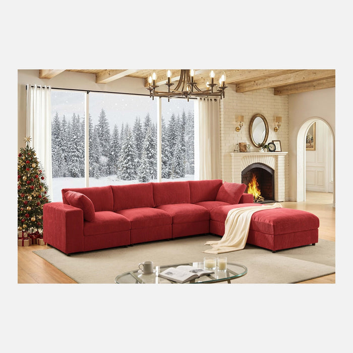 Modern Reversible Modular Sectional