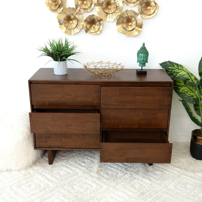 Dubrovnik - Dresser With 6 Drawers - Brown