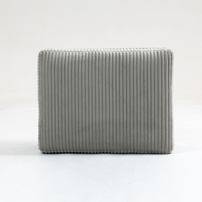 Modular Sectional Sofa Square Storage Ottoman