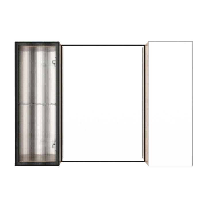 Wall Mounted Cabinet With Soft Close Door, Adjustable Shelves Storage For Bathroom - Imitative Oak