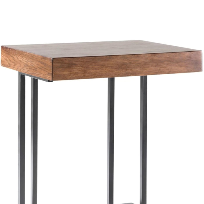 Wynn - Pull Up Table With Storage Compartment - Pecan