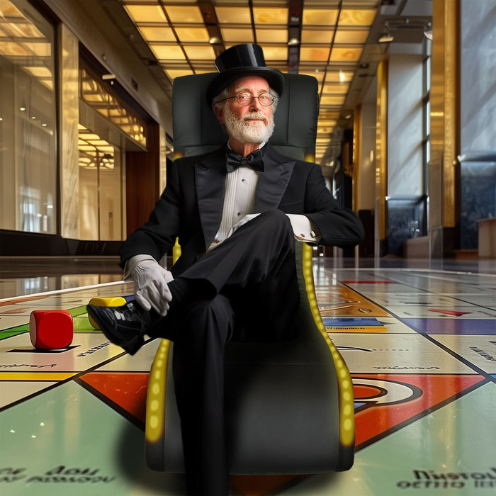 Foldable Gaming Chair With Onboard Speakers, LED Strip Lighting, Bluetooth, Vibration Massage, USB Charging Port - Black