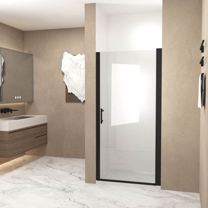 Shower Door With Glass And Explosion Proof Safety Film