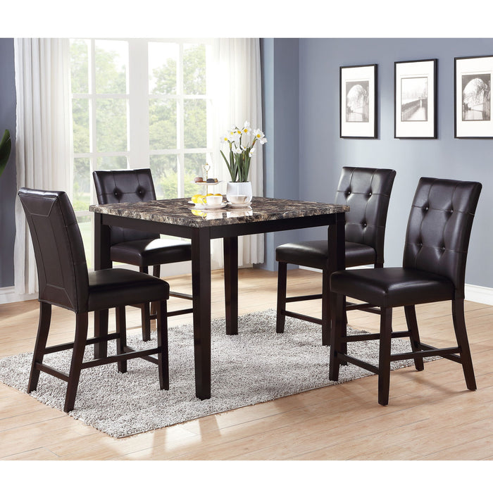 Square Dining Table - Brown