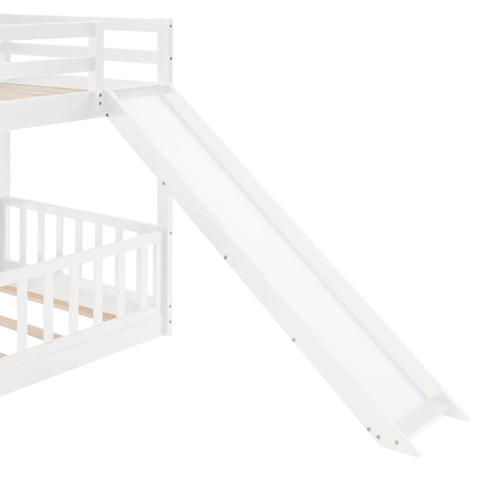 Functional Bunk Bed & Convertible Ladder And Slide