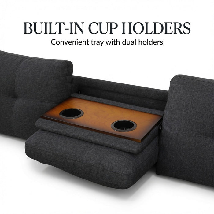 L - Shaped Sectional Sofa With Movable Left Chaise