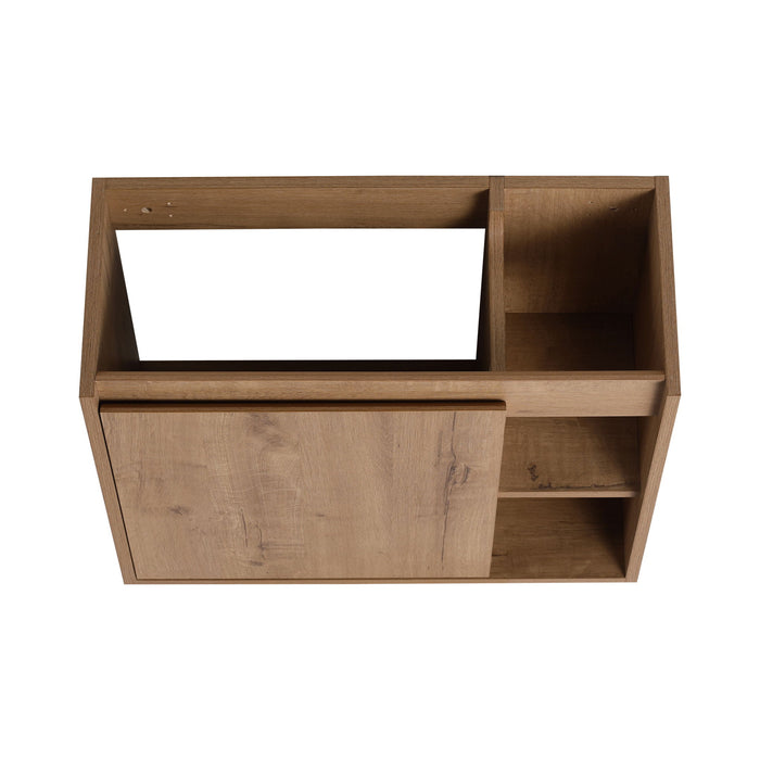 Wall Mounted Bathroom Vanity & Sink & Soft Close Door